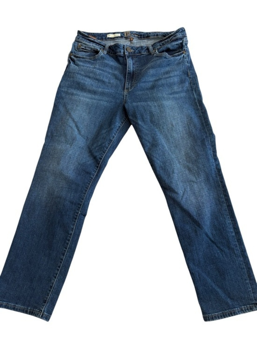Kut from the Kloth Women's Straight-Leg Jeans in Blue